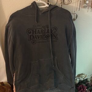 Harley-Davidson Charcoal Hoodie for Men